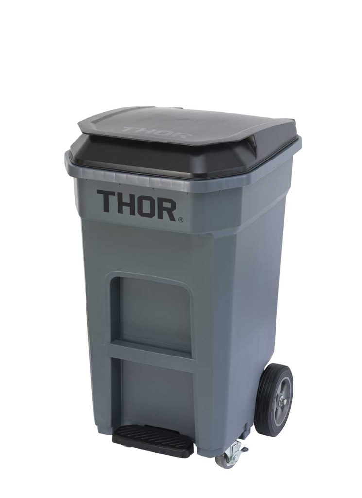 THOR® Pedal Container with Wheels