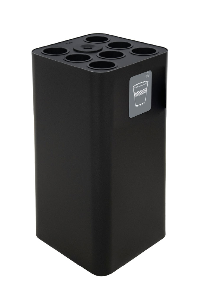 100L Container for Collecting Cups, Glasses, and Waste